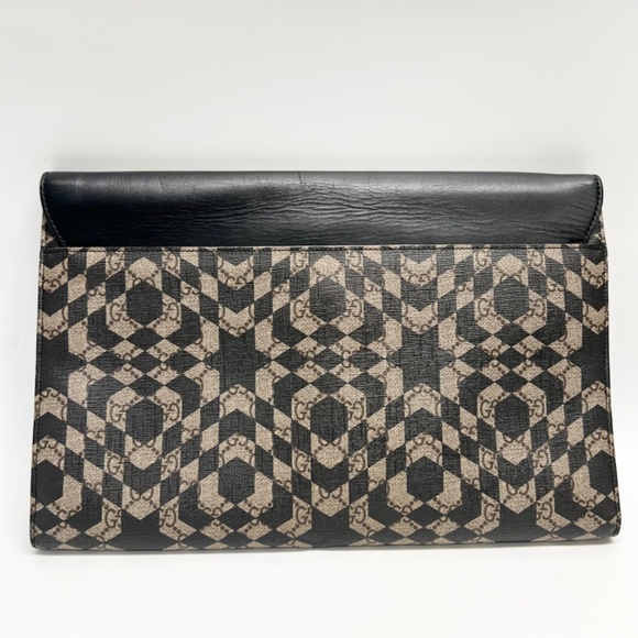 Gucci Kaleidoscope GG supreme clutch/portfolio case/document case. - Picture 3 of 10